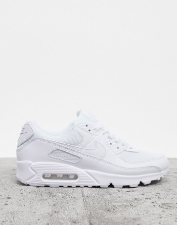 Nike Air Max 90 Bijele - Muške Tenisice | 34907KAOX